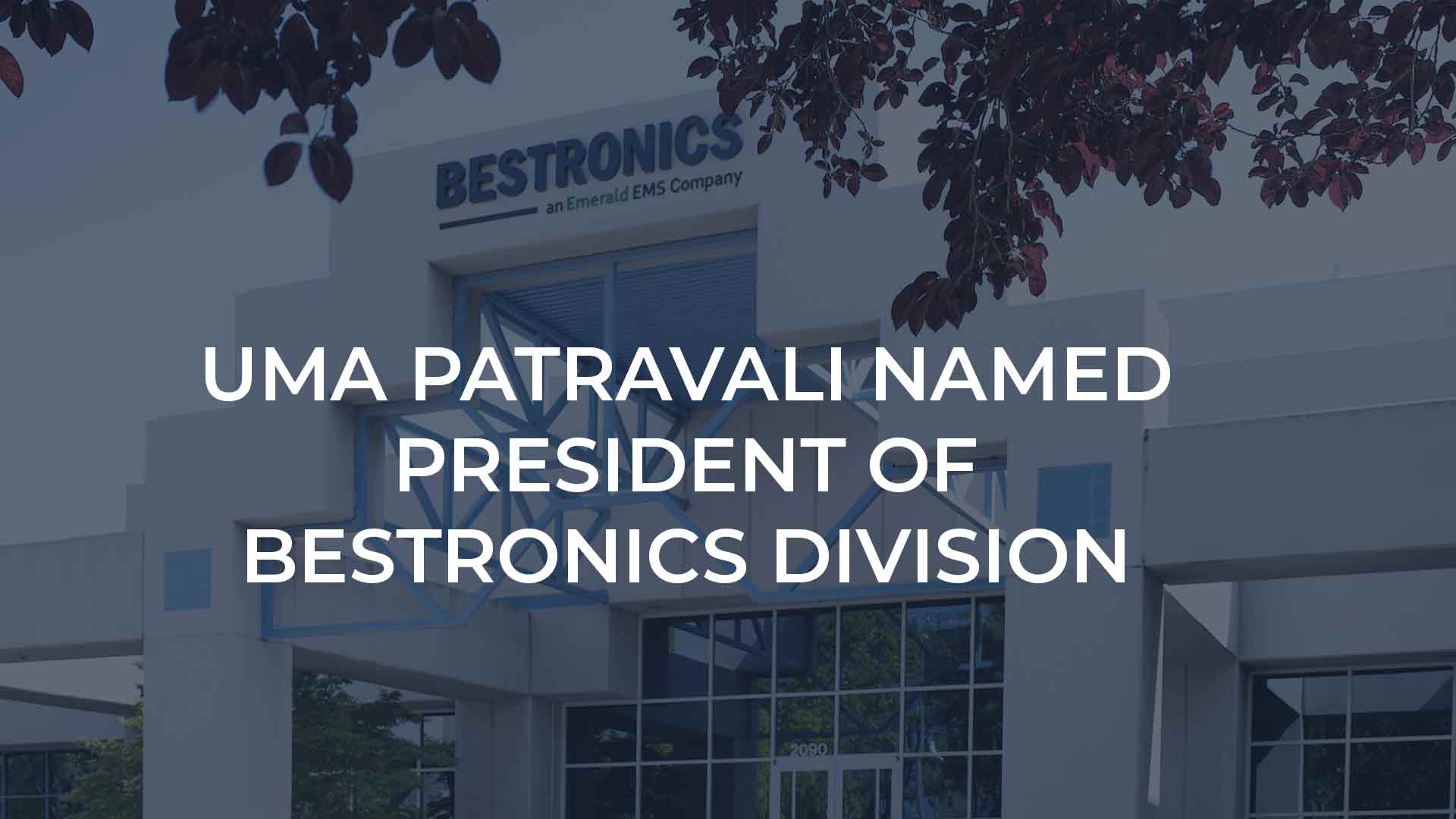 You are currently viewing Uma Patravali Named President of Bestronics Division
