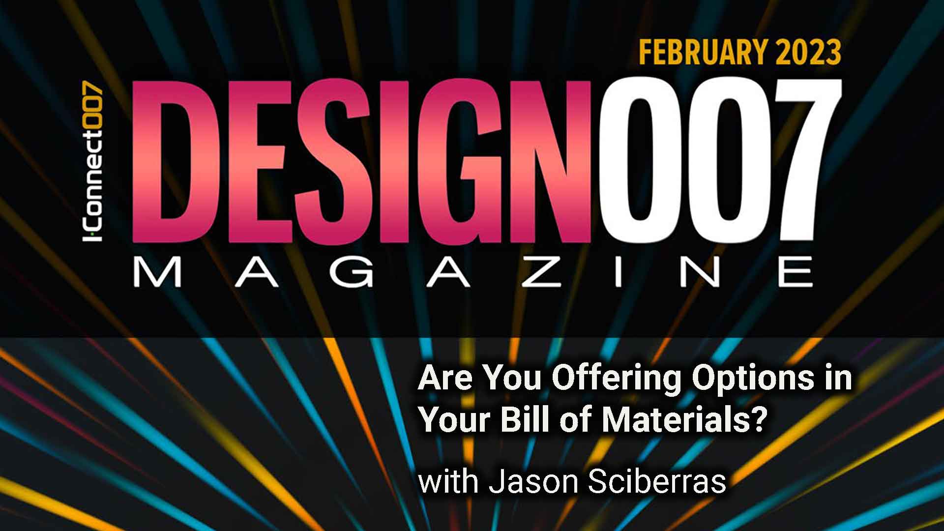 Read more about the article Jason Sciberras talks Offering Options in your Bill of Materials